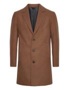 Jack & J S Jjeharrison Wool Coat Sn Brun