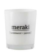 Scented Candle, Sandalwood & Jasmine Doftljus White Meraki