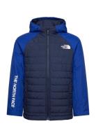 B Never Stop Synthetic Jacket Fodrad Jacka Blue The North Face