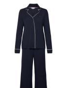 Modal Ls Shirt Pj Set Pyjamas Navy Tommy Hilfiger