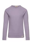 Base Tee Ls Tops T-shirts Long-sleeved T-shirts Purple MarMar Copenhag...