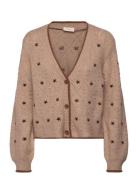 Fqstokke-Cardigan Tops Knitwear Cardigans Beige FREE/QUENT