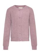 Creamie Cardigan Knit Glitter Rosa