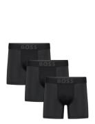 Boxerbr 3P Active Boxerkalsonger Black BOSS