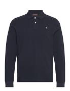 Camden Ls Polo Polos Long-sleeved Navy Morris