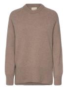 GANT Herringb Detail C-Neck Beige