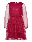 Tnminna L_S Dress Dresses & Skirts Dresses Partydresses Red The New