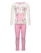 Pyjama Pyjamas Set Pink Gurli Gris