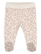 Fixoni Pants W. Feet - Aop Beige