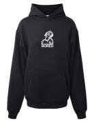 Hound Hoodie W/Embroidery Svart