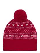 ONLY Onlvivienne Xmas Beanie Acc Röd