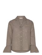 Etam Louana - Pyjama Shirt Beige