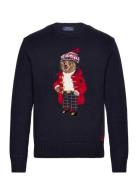 Polo Ralph Lauren Polo Bear Cotton-Cashmere Sweater Marinblå