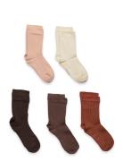 Minymo Ankle Sock - Rib Multi/patterned