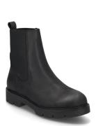 Bianco Biaothilia Warmlined Chelsea Boot Waxed Leather Svart