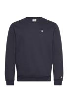 Champion Crewneck Sweatshirt Marinblå