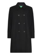 United Colors Of Benetton Coat Svart