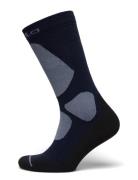 Odlo Odlo Active Warm Element Socks Over Calf Marinblå