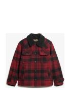 Superdry Merchant Wool Chore Jacket Röd