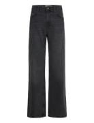 Mango Mid-Rise Straight Jeans Grå