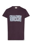 Mads Nørgaard Single Organic Tuvina Tee Burgundy