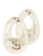 Lil'Atelier Nbngio 2 Pack Bibs Lil Beige