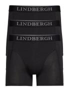 Lindbergh Basic Bamboo Boxers 3 Pack Svart