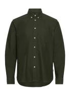 Les Deux Karl Peached Shirt Khaki Green