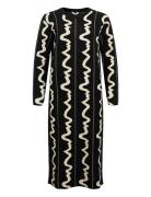 Object Objray L/S Long Dress E Div Svart