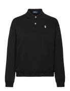 Polo Ralph Lauren Polo-Collar Fleece Pullover Svart