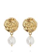 Caroline Svedbom Rosita Pearl Earrings Gold Guld