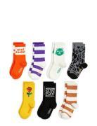 Mini Rodini Cats 7-Pack Socks Multi/patterned