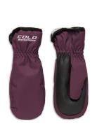 COLD Soft Shell Mitten Jr Burgundy