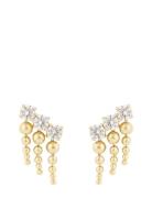 SNÖ Of Sweden Billie Small Tassel Ear G/Clear - Guld