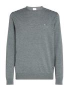 Calvin Klein Cotton Silk Blend Cn Sweater Grå