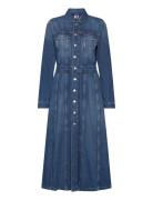 Tommy Jeans Maxi Dress Jacket Dh6038 Blå