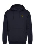 Lyle & Scott Sport Tape Hoodie Marinblå