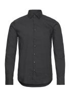 Calvin Klein Ed Dobby Slim Shirt Svart