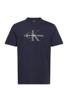 Calvin Klein Jeans Ss Hero Monogram Tee 30S Eu Opt Marinblå