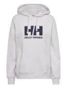 Helly Hansen W Hh Logo Hoodie Grå