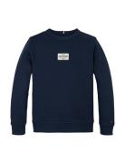 Tommy Hilfiger Monotype 1985 Label Reg Sweatsh Marinblå