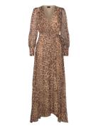 Bardot Lucianna Maxi Wrap Dress Brun