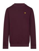 Lyle & Scott Fly Fleece Crew Burgundy