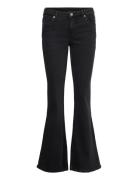 Monki Katsumi Low Waist Flared Jeans Svart