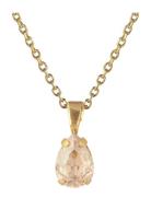 Caroline Svedbom Petite Drop Necklace Gold Guld