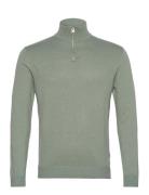 Jack & J S Jjeemil Knit Half Zip Noos Grön