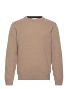 Casual Friday Cfkarl Lambswool Crew Neck Kni Beige