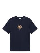 Les Deux Fiore T-Shirt Marinblå