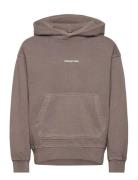 Jack & J S Jcokinetic Dyed Sweat Hood Jnr Brun