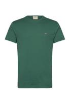 GANT Slim Shield Ss T-Shirt Grön